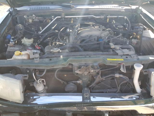 1N6ED27T9YC370005 - 2000 NISSAN FRONTIER C GREEN photo 7