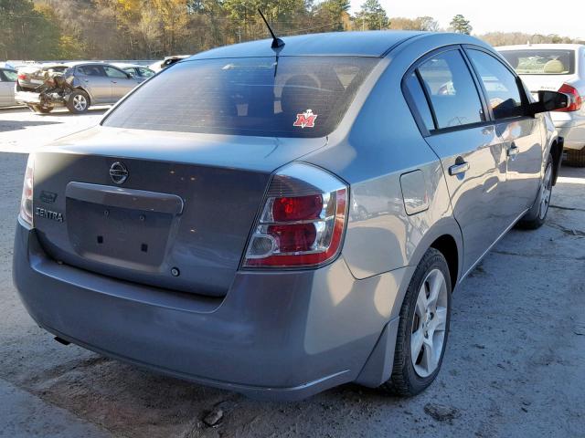 3N1AB61E78L760262 - 2008 NISSAN SENTRA 2.0 GRAY photo 4