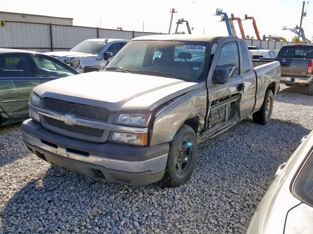 2GCEC19X431262454 - 2003 CHEVROLET SILVERADO BEIGE photo 2