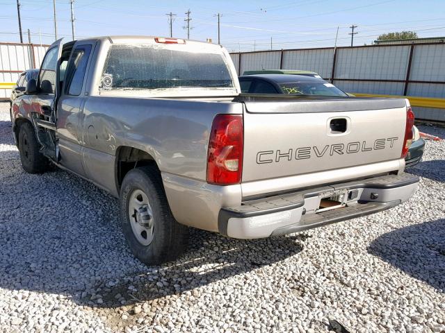 2GCEC19X431262454 - 2003 CHEVROLET SILVERADO BEIGE photo 3