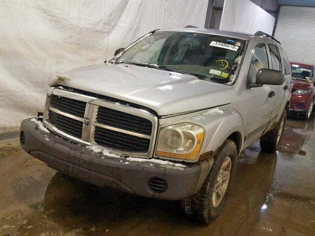 1D4HB38N65F600379 - 2005 DODGE DURANGO ST SILVER photo 2