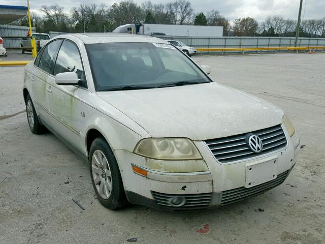 WVWPH63B71P096726 - 2001 VOLKSWAGEN PASSAT GLS WHITE photo 1