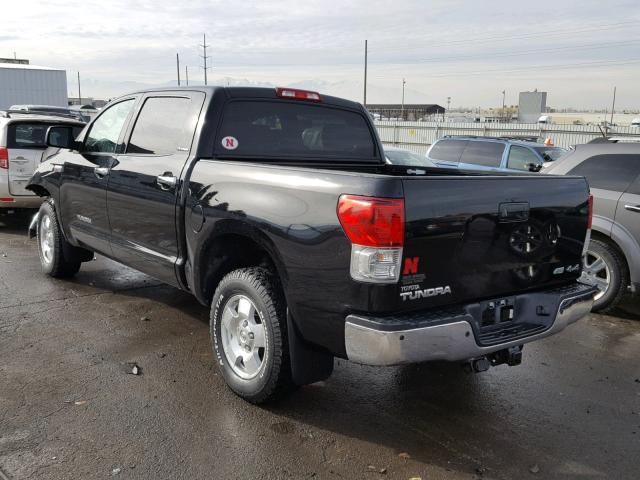 5TFHW5F18DX316435 - 2013 TOYOTA TUNDRA CRE BLACK photo 3