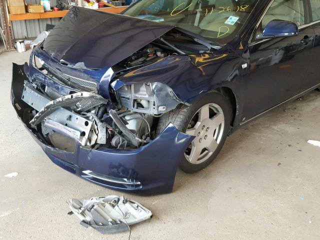 1G1ZJ577384228253 - 2008 CHEVROLET MALIBU 2LT BLUE photo 10