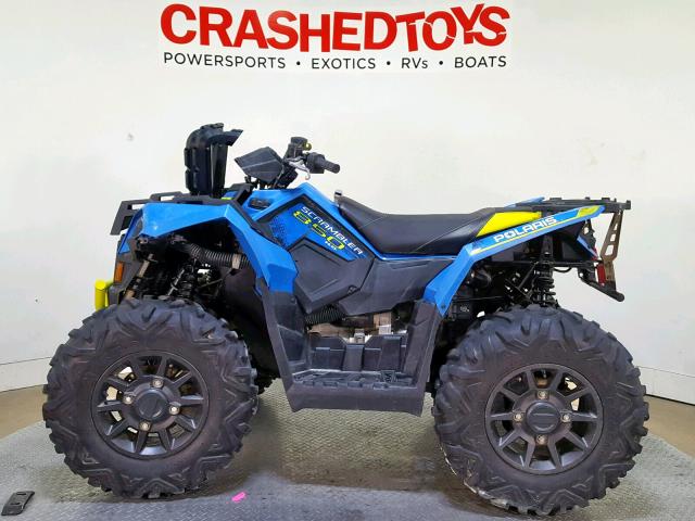 4XASVA856JB138185 - 2018 POLARIS SCRAMBLER BLUE photo 5