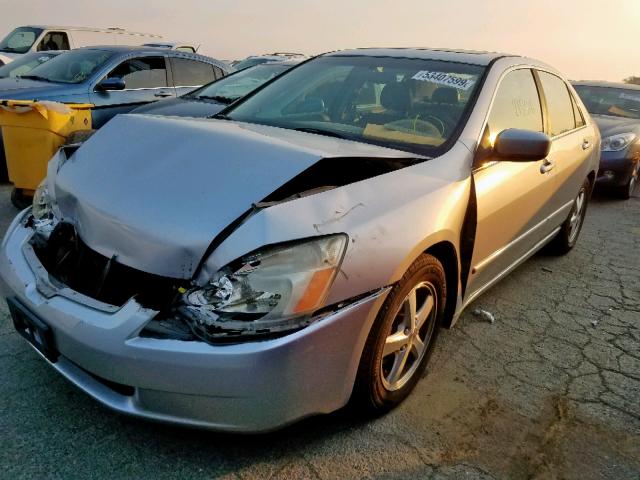 JHMCM56844C007483 - 2004 HONDA ACCORD EX SILVER photo 2