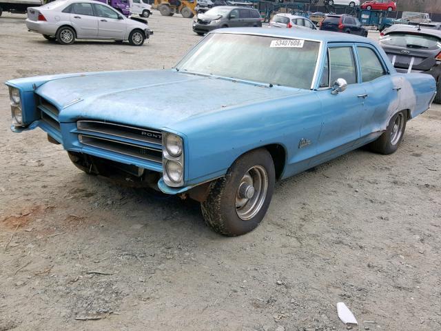 252696E222109 - 1966 PONTIAC CATALINA BLUE photo 2