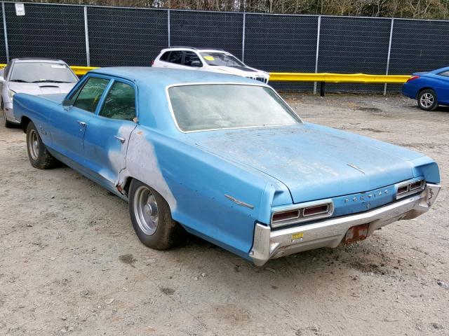 252696E222109 - 1966 PONTIAC CATALINA BLUE photo 3