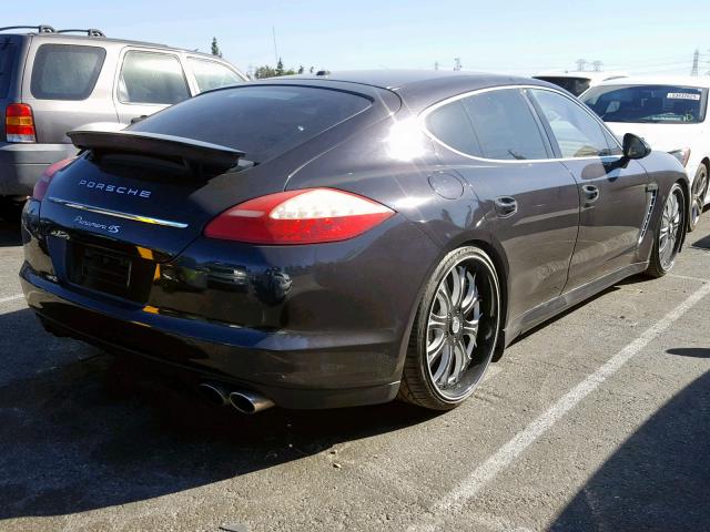 WP0AB2A72AL063655 - 2010 PORSCHE PANAMERA S BLACK photo 4