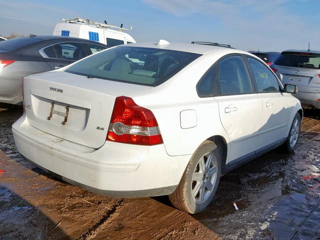 YV1MS382562169604 - 2006 VOLVO S40 2.4I WHITE photo 4