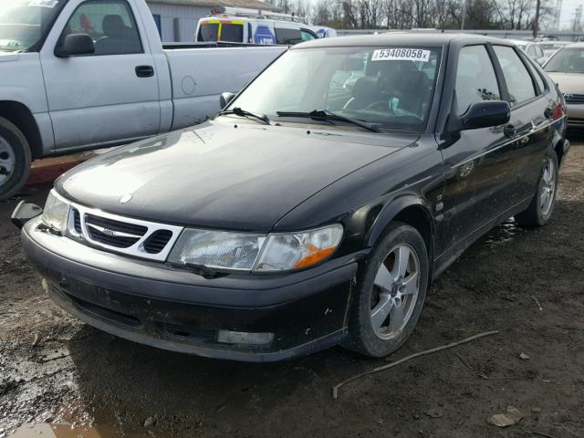 YS3DF58K622028937 - 2002 SAAB 9-3 SE BLACK photo 2