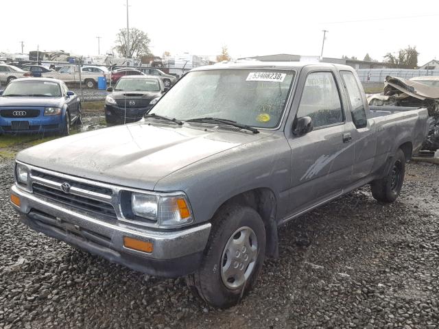 JT4RN93P1P5083330 - 1993 TOYOTA PICKUP 1/2 GRAY photo 2