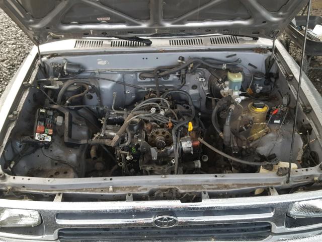 JT4RN93P1P5083330 - 1993 TOYOTA PICKUP 1/2 GRAY photo 7