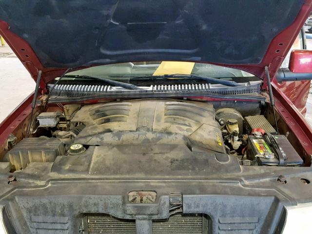 5LMEU68H44ZJ13421 - 2004 LINCOLN AVIATOR 栗色 照片 7