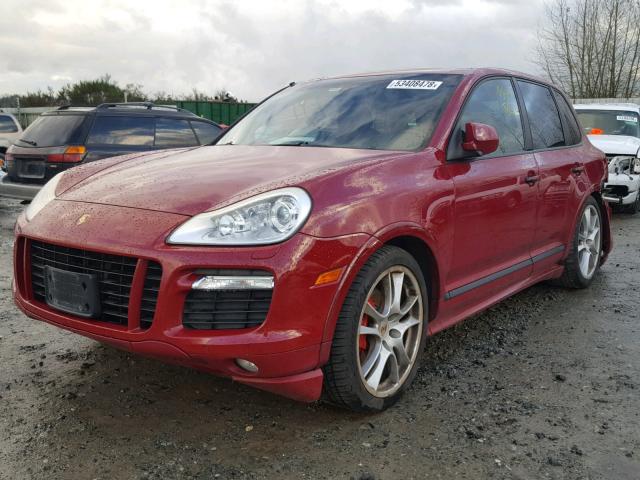 WP1AD29P29LA62269 - 2009 PORSCHE CAYENNE GT RED photo 2