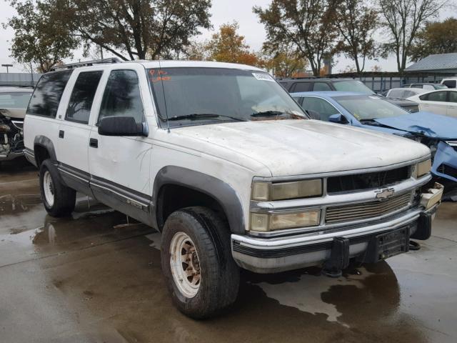 1GNGK26N9NJ332101 - 1992 CHEVROLET SUBURBAN WHITE photo 1