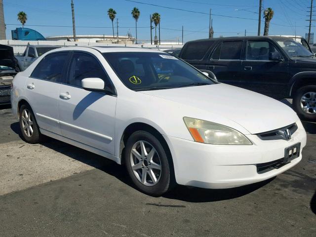 1HGCM66553A091886 - 2003 HONDA ACCORD EX WHITE photo 1