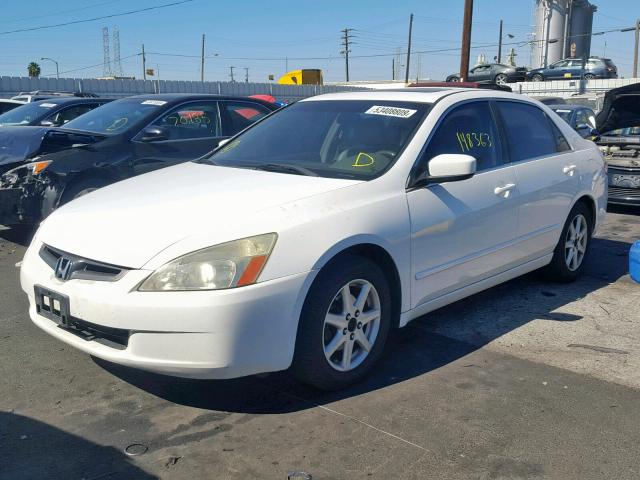 1HGCM66553A091886 - 2003 HONDA ACCORD EX WHITE photo 2