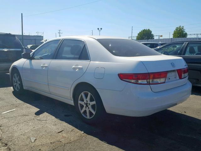 1HGCM66553A091886 - 2003 HONDA ACCORD EX WHITE photo 3