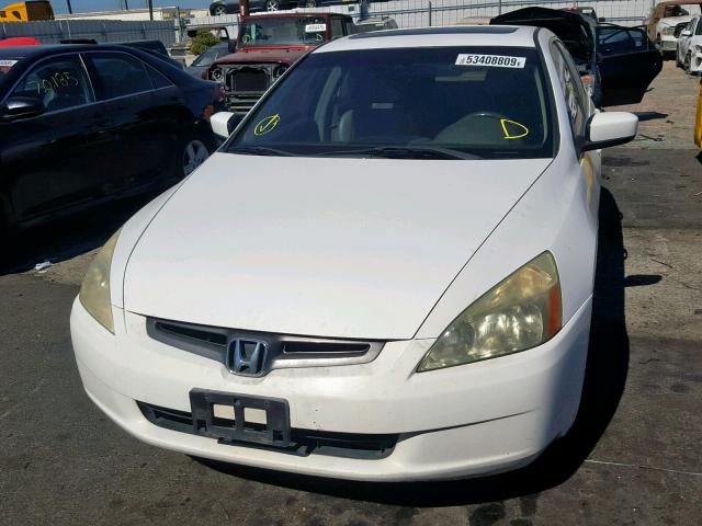 1HGCM66553A091886 - 2003 HONDA ACCORD EX WHITE photo 9