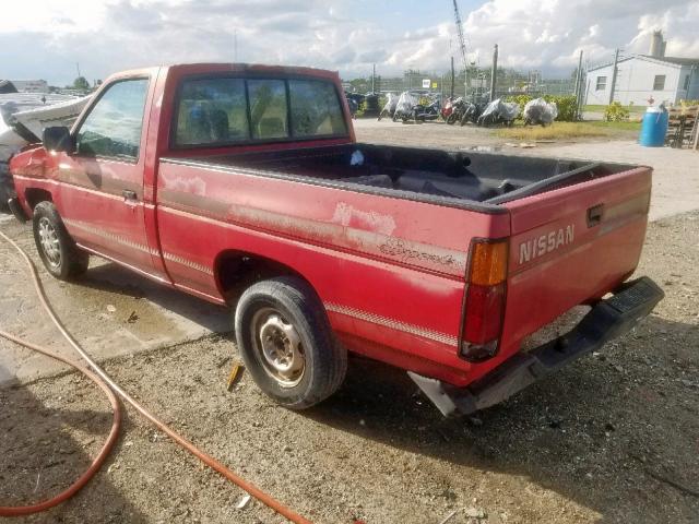 1N6SD11S9SC435116 - 1995 NISSAN TRUCK E/XE RED photo 3