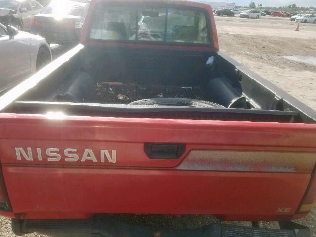 1N6SD11S9SC435116 - 1995 NISSAN TRUCK E/XE RED photo 6