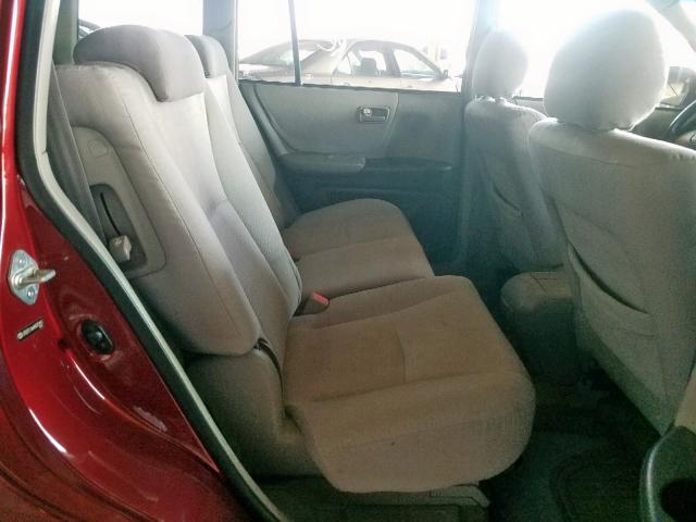 JTEEP21A440033492 - 2004 TOYOTA HIGHLANDER BURGUNDY photo 6