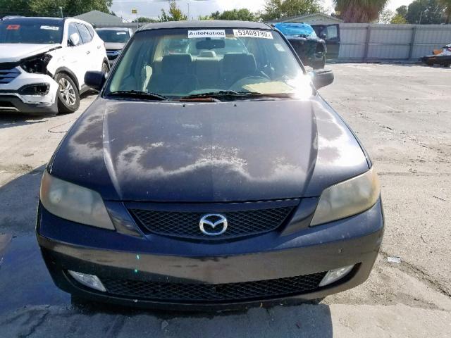 JM1BJ225630206616 - 2003 MAZDA PROTEGE DX BLACK photo 9