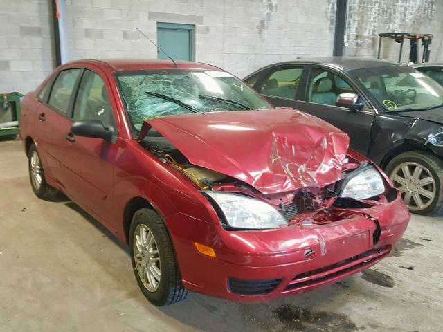 1FAFP34N55W239583 - 2005 FORD FOCUS ZX4 RED photo 1