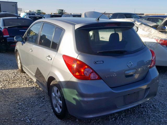 3N1BC1CP8BL491330 - 2011 NISSAN VERSA S GRAY photo 3