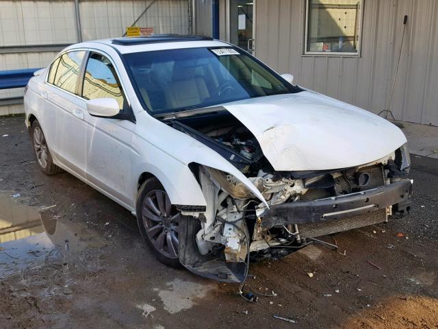 1HGCP2F80BA007515 - 2011 HONDA ACCORD EXL WHITE photo 1