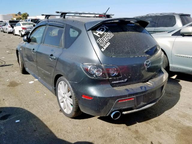 JM1BK34M291238067 - 2009 MAZDA SPEED 3 GRAY photo 3