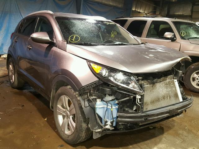 KNDPB3A28D7494373 - 2013 KIA SPORTAGE GRAY photo 1