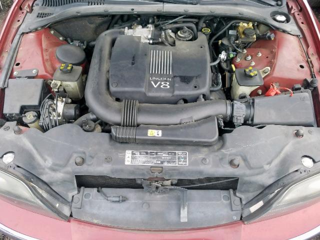 1LNHM87A7YY757393 - 2000 LINCOLN LS 勃艮第红 照片 7