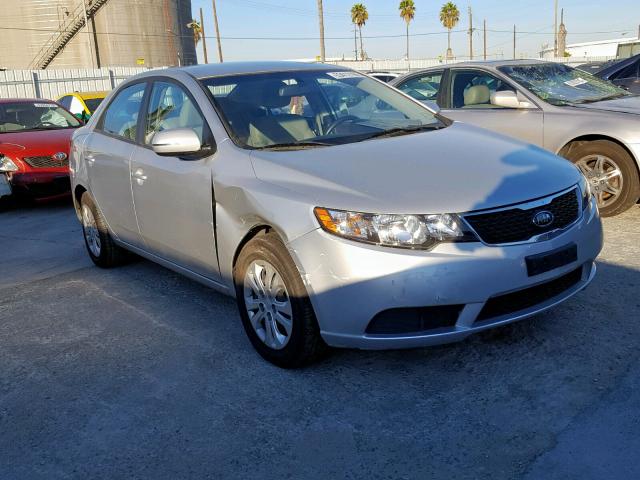 KNAFU4A27D5729334 - 2013 KIA FORTE EX SILVER photo 1