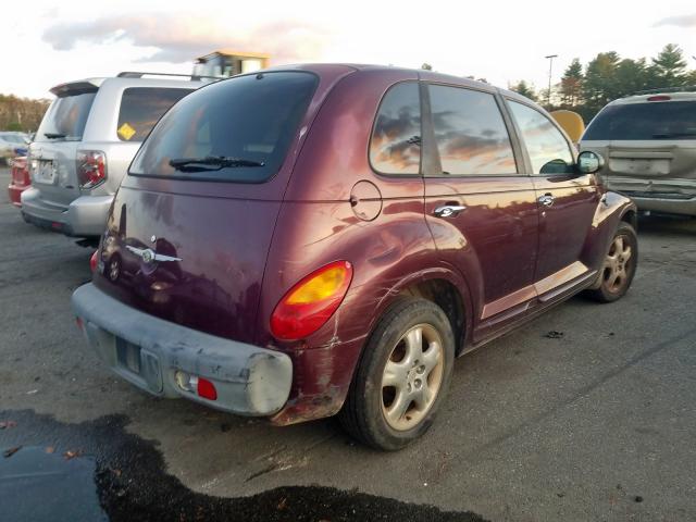 3C4FY4BB21T501260 - 2001 CHRYSLER PT CRUISER PURPLE photo 4