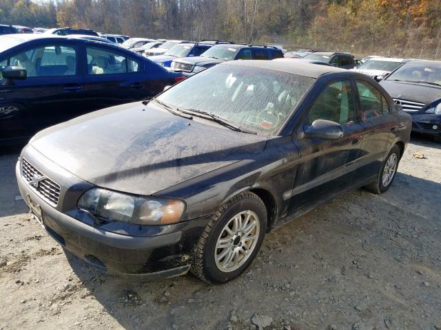 YV1RS61T032268563 - 2003 VOLVO S60 BLACK photo 2