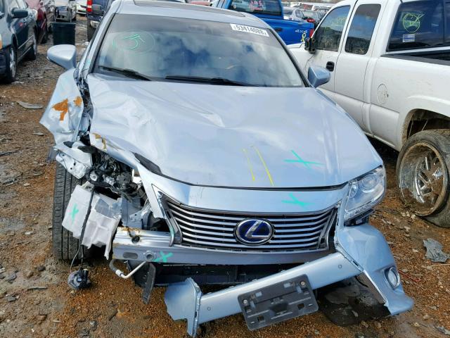 JTHBW1GG5D2012248 - 2013 LEXUS ES 300H BLUE photo 7