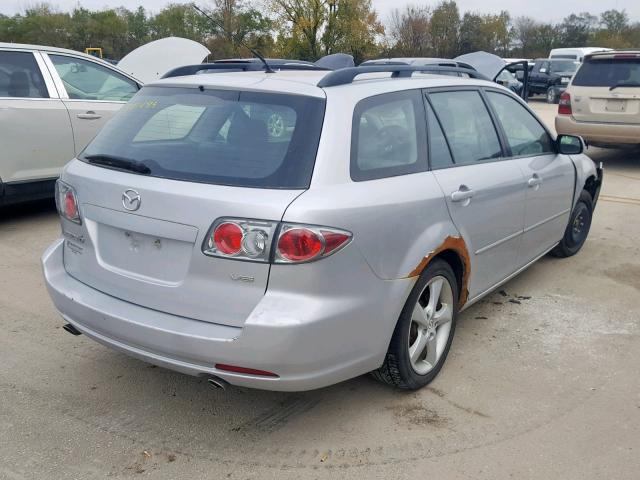 1YVHP82D365M03229 - 2006 MAZDA 6 S SILVER photo 4