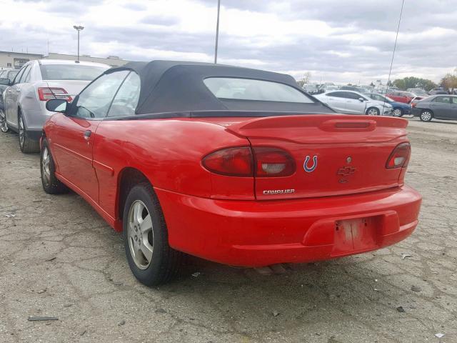 4G1JF32T6YB904065 - 2000 CHEVROLET CAVALIER Z RED photo 3