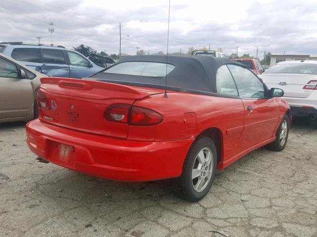 4G1JF32T6YB904065 - 2000 CHEVROLET CAVALIER Z RED photo 4