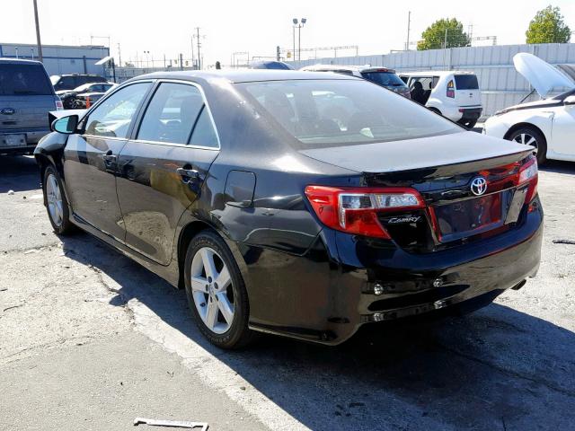 4T1BF1FK8DU268066 - 2013 TOYOTA CAMRY L BLACK photo 3