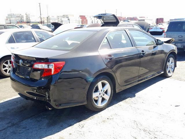 4T1BF1FK8DU268066 - 2013 TOYOTA CAMRY L BLACK photo 4