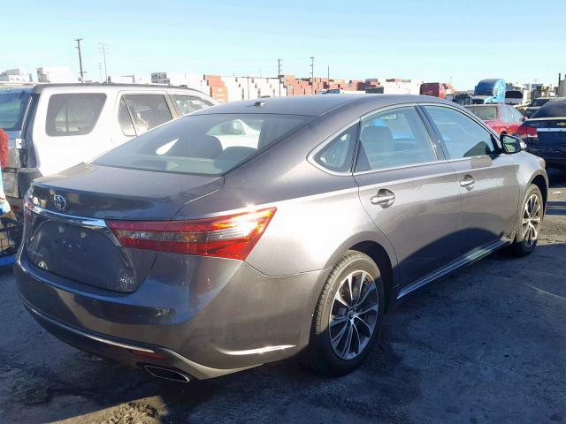 4T1BK1EB7GU206501 - 2016 TOYOTA AVALON XLE GRAY photo 4