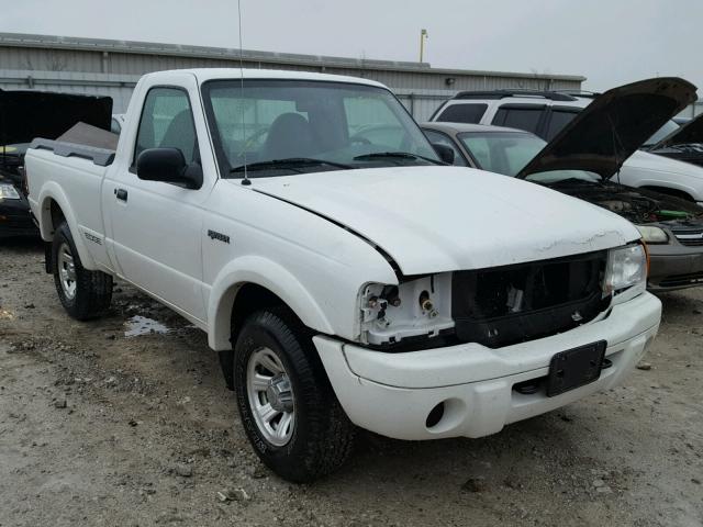 1FTYR10U21PA91573 - 2001 FORD RANGER WHITE photo 1