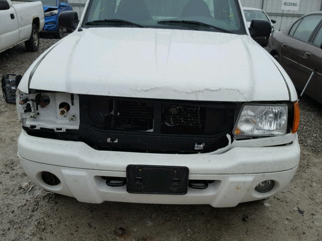 1FTYR10U21PA91573 - 2001 FORD RANGER WHITE photo 9