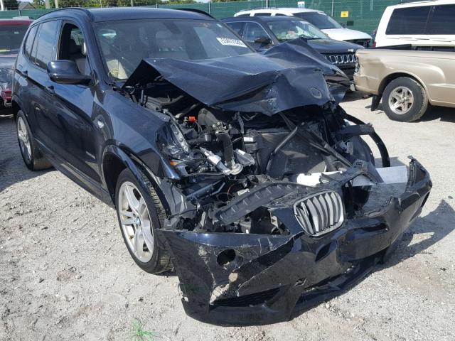 5UXWX7C59DL977274 - 2013 BMW X3 XDRIVE3 BLACK photo 1