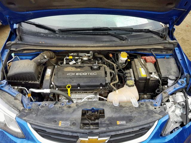 1G1JB5SH1H4168192 - 2017 CHEVROLET SONIC LS BLUE photo 7