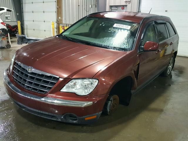 2A8GF68X47R334221 - 2007 CHRYSLER PACIFICA T BURGUNDY photo 2