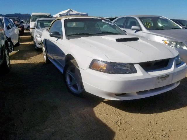 1FAFP45X81F135329 - 2001 FORD MUSTANG GT WHITE photo 1